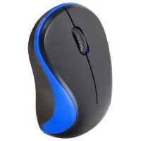 Мышь Oklick 605SW (черный/синий)  фото 4